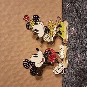 Mickey and Minny Earring Holders